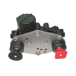 valve coup poing (bouton rouge et noir)