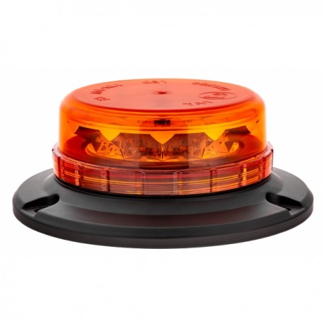 Feu Flash LED - Lampe Stroboscopique - Orange - R10 R65 - 10W - 12/24V