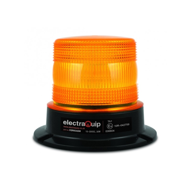 Gyrophare ISO 3 points feu à led tournant 27W extra plat orange